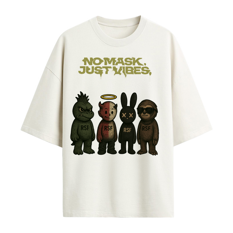 No masks. Just vibes