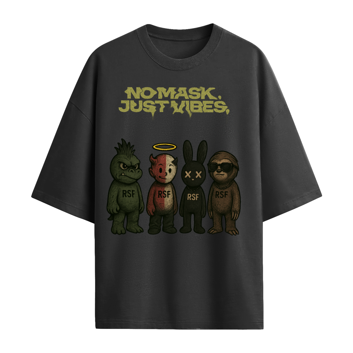 No masks. Just vibes